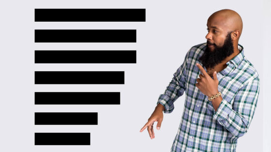 JClay looking at blacked out words