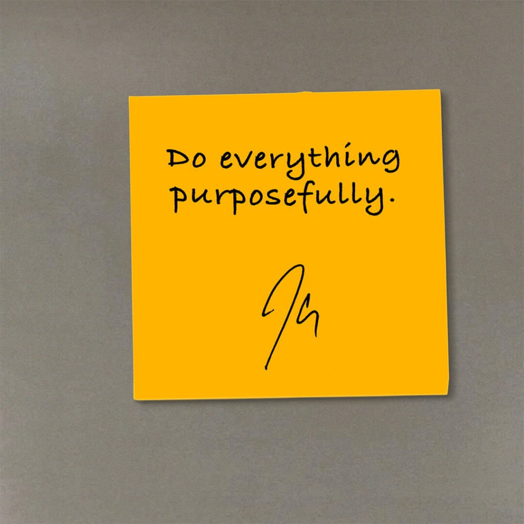 inspirational quote by JClay made to look like a sticky note