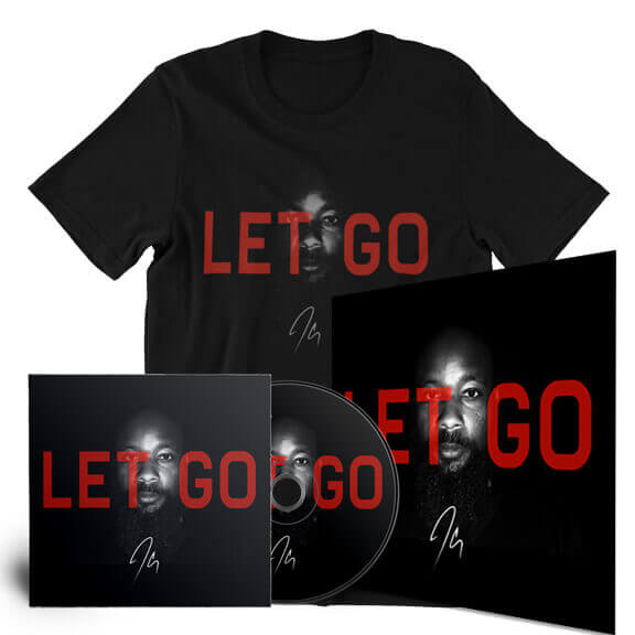 Let Go merchandise included T-Shirt, CD, and Download