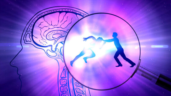 brain with conflicting thoughts