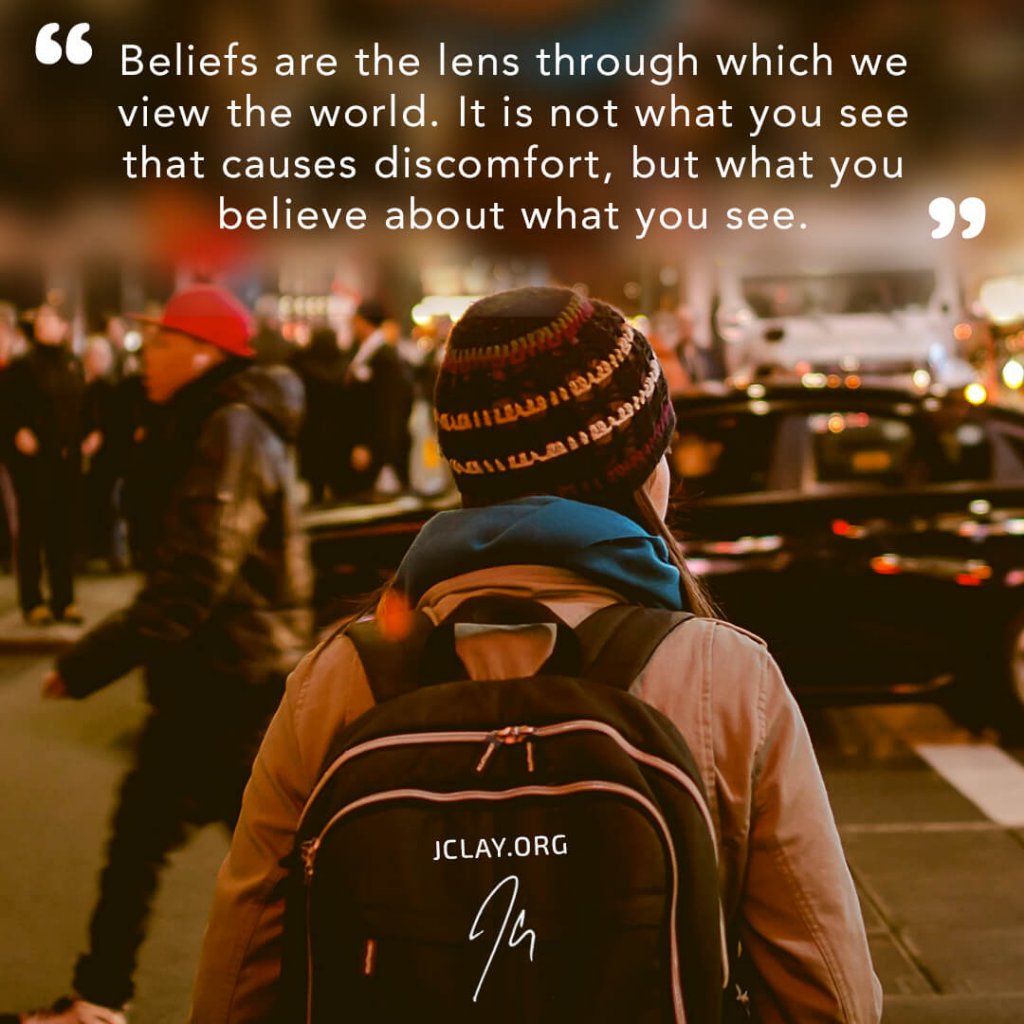inspirational quote by jclay about beliefs and perception