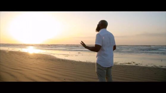 JClay on the beach sunrise