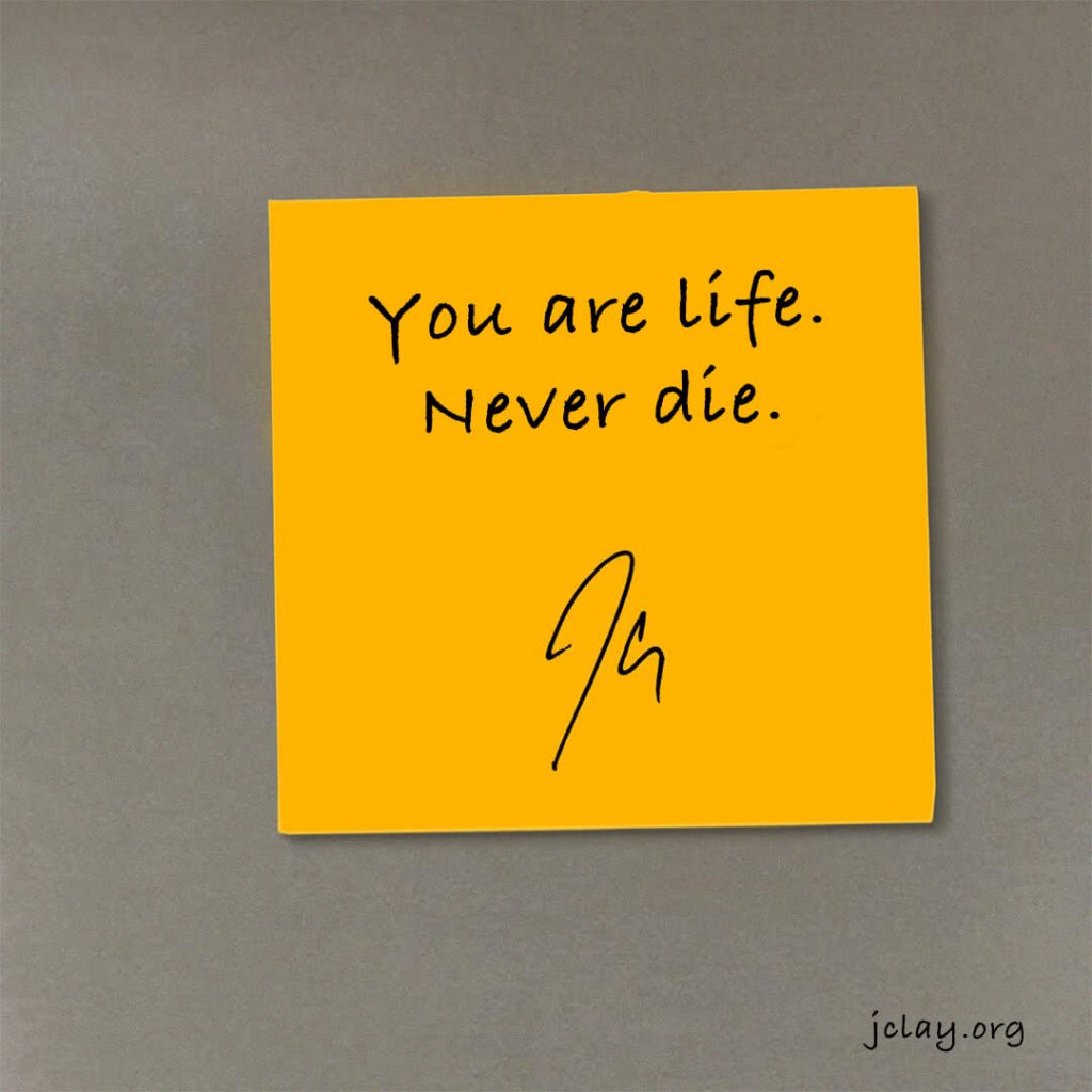 jclay quote over a yellow sticky note