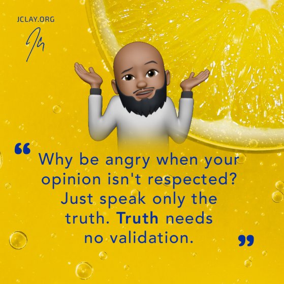 reflective quote by jclay over a yellow lemon background, gucci
