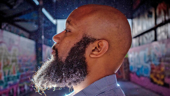 JClay showing off beard