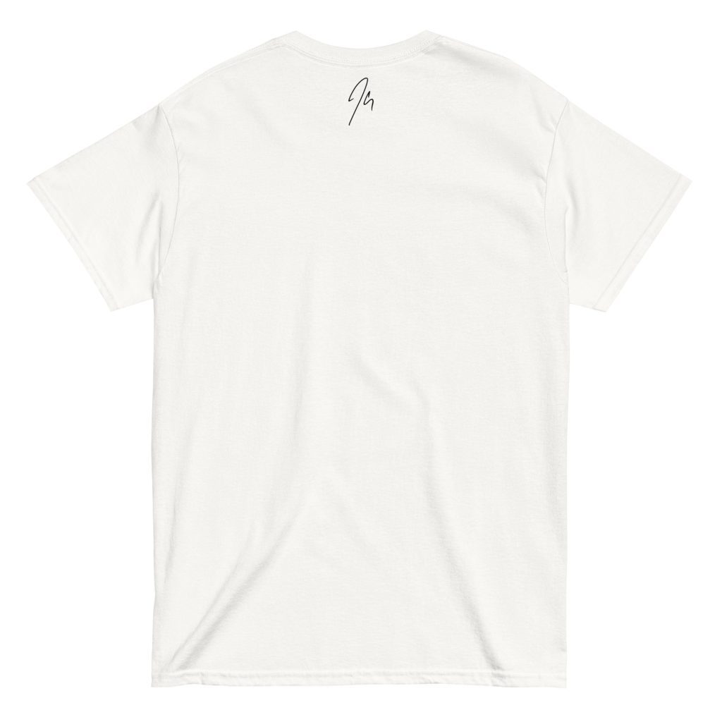 Let Go — White Script Tee