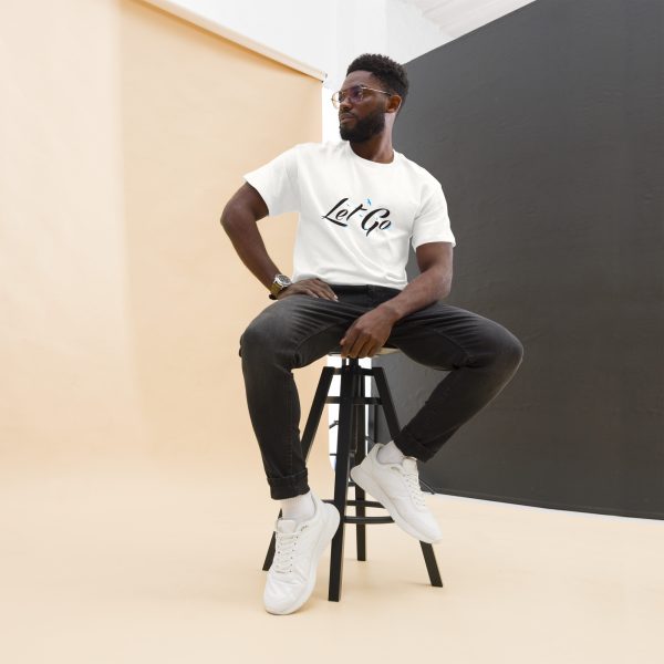 Let Go — White Script Tee