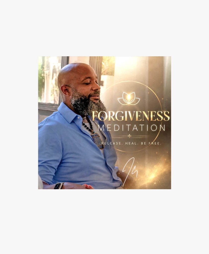 Guided Forgiveness Meditation audio cover art with JClay